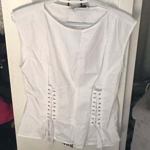 Zara corset blouse